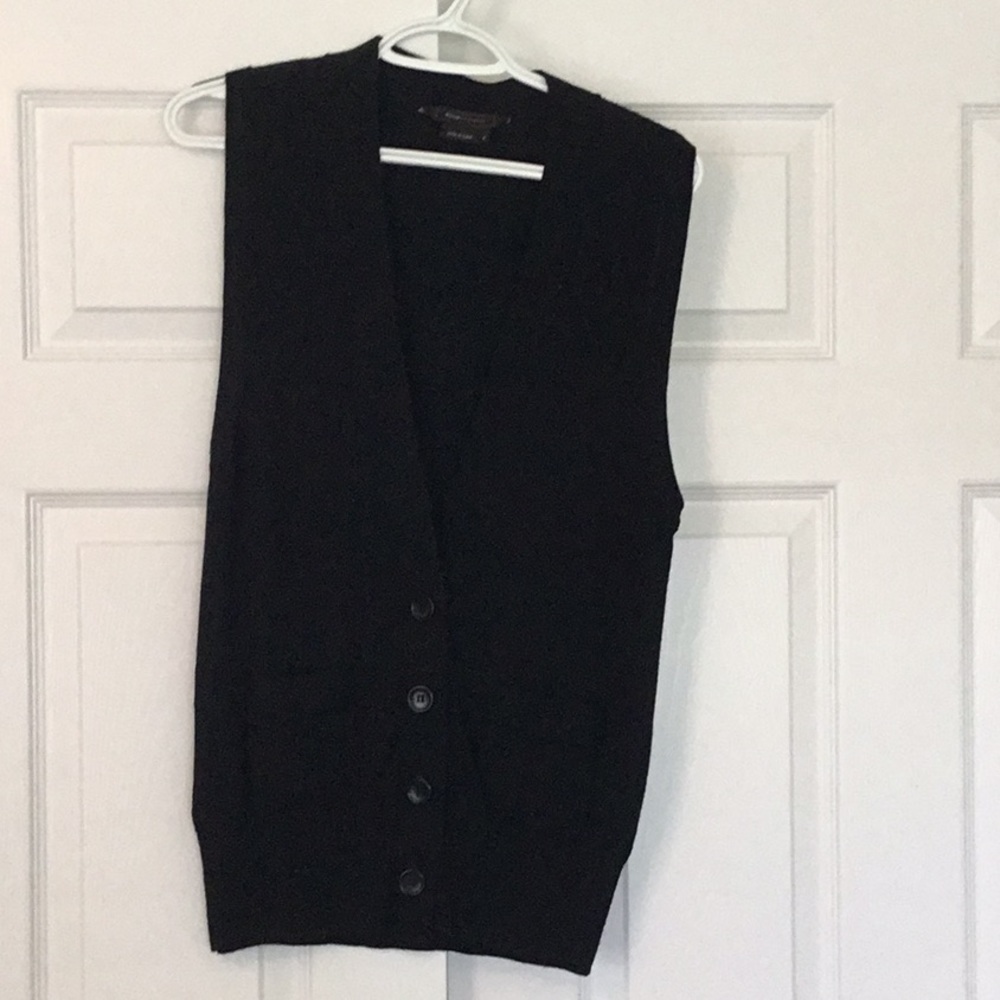 BCBG Black Sweater Vest